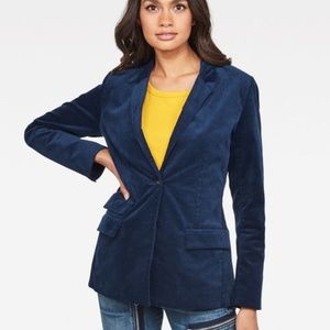 G-Star Raw Blue Velvet Vodan Blazer Jacket S